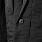 Rick Owens リックオウエンス / 24SS LIDO / 美品 FOGPOCKET BLAZER / シルク混 / RU01D3723-SN / size 48 (BLACK) ジャケット