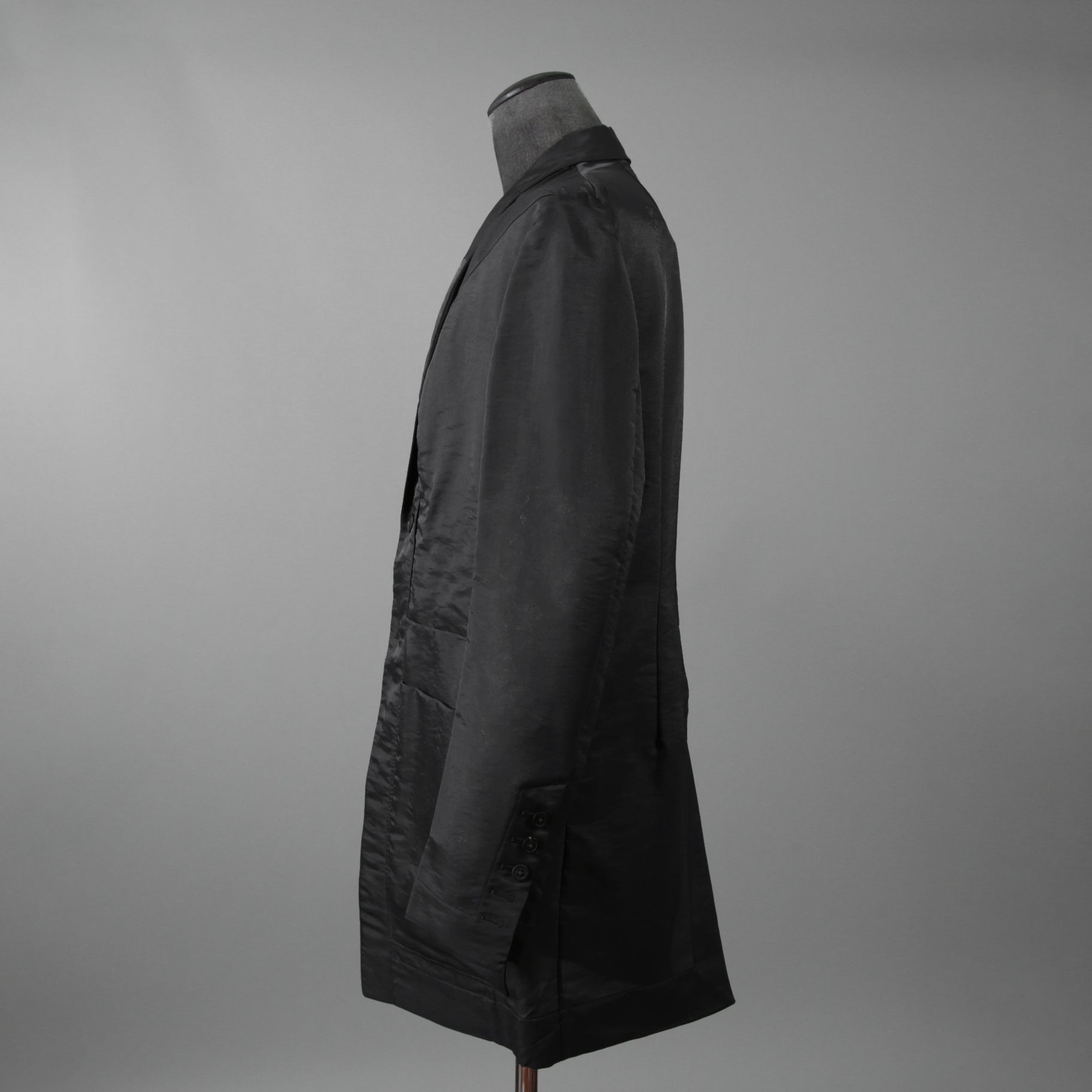 Rick Owens リックオウエンス / 24SS LIDO / 美品 FOGPOCKET BLAZER / シルク混 / RU01D3723-SN / size 48 (BLACK) ジャケット