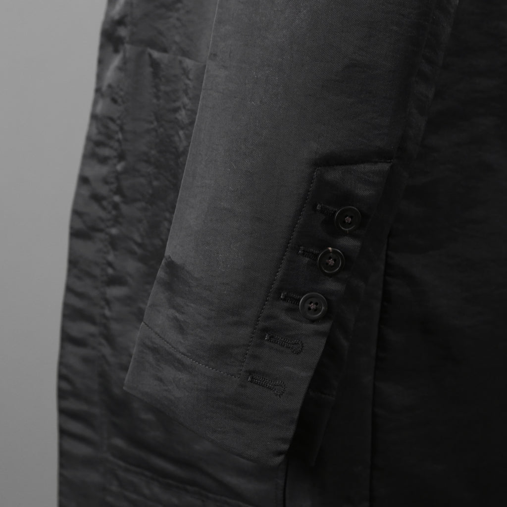 Rick Owens リックオウエンス / 24SS LIDO / 美品 FOGPOCKET BLAZER / シルク混 / RU01D3723-SN / size 48 (BLACK) ジャケット