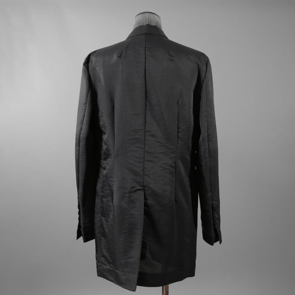 Rick Owens リックオウエンス / 24SS LIDO / 美品 FOGPOCKET BLAZER / シルク混 / RU01D3723-SN / size 48 (BLACK) ジャケット