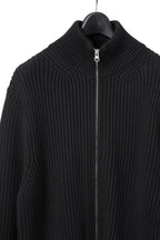 美品 MM6 エムエムシックス マルジェラ / ダメージ ドライバーズ ニット/ セーター 厚手 / S52GP0137 / size S (BLACK)