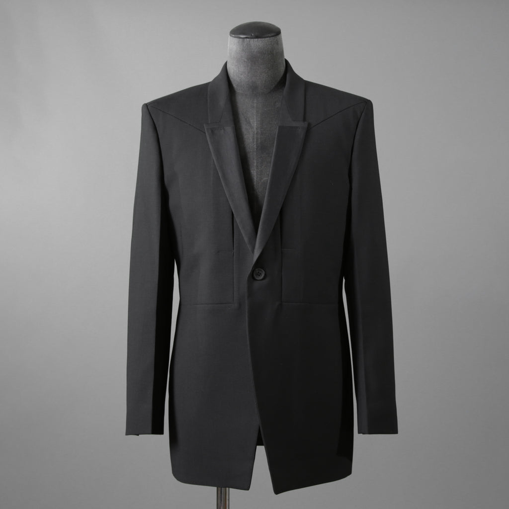 Rick Owens リックオエンス / 23FW LUXOR / 美品 FOG PCKET SOFT BLEZER / RU02C7724-ZLSC / size 48 (BLACK)