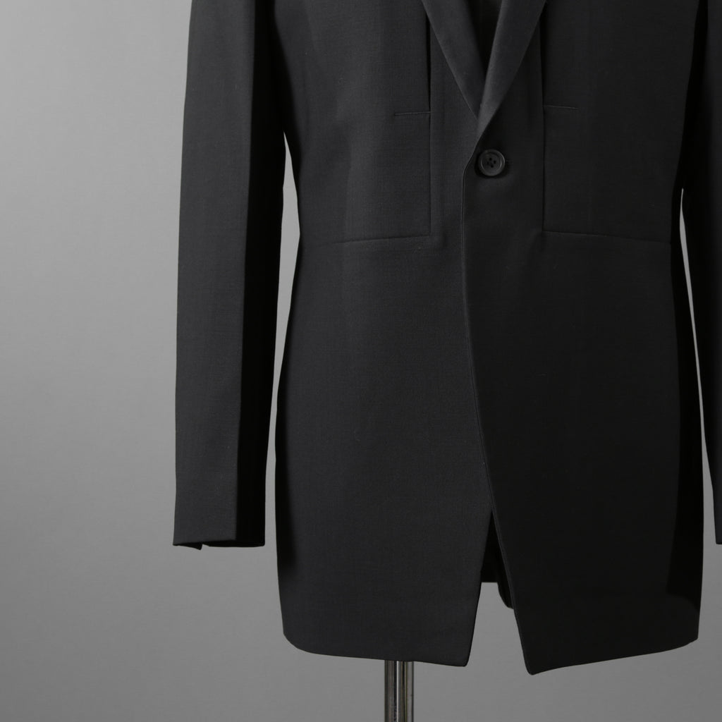 Rick Owens リックオエンス / 23FW LUXOR / 美品 FOG PCKET SOFT BLEZER / RU02C7724-ZLSC / size 48 (BLACK)
