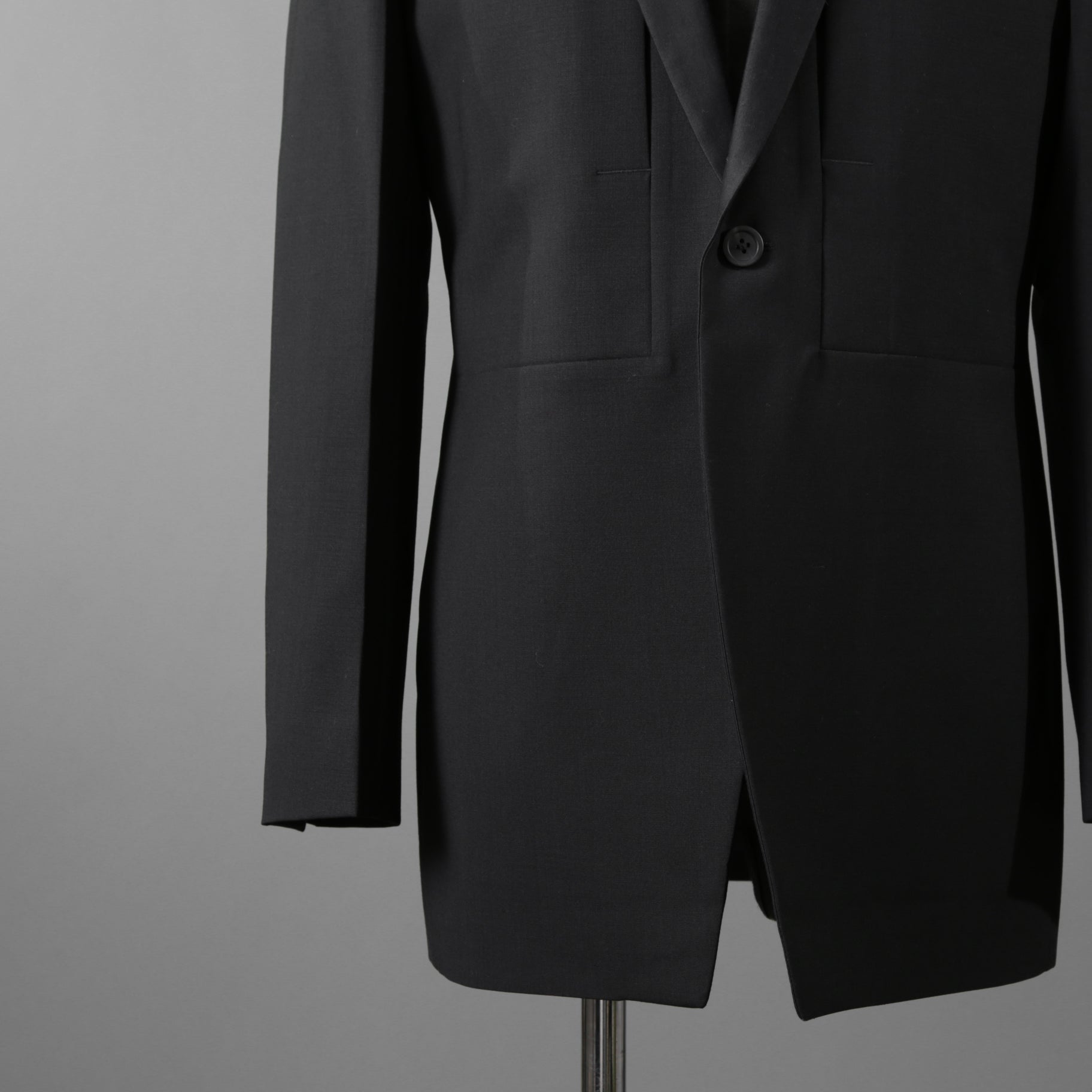 Rick Owens リックオエンス / 23FW LUXOR / 美品 FOG PCKET SOFT BLEZER / RU02C7724-ZLSC / size 48 (BLACK)