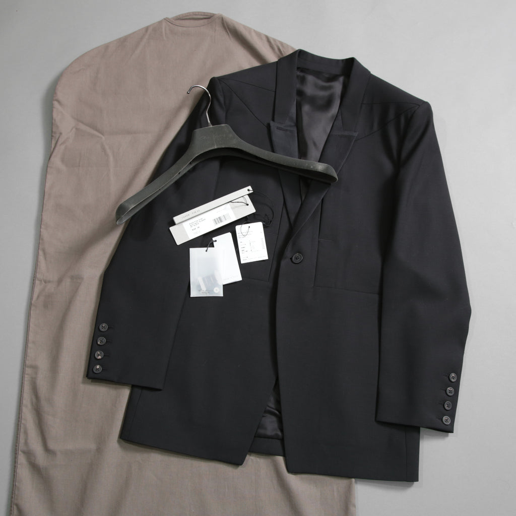 Rick Owens リックオエンス / 23FW LUXOR / 美品 FOG PCKET SOFT BLEZER / RU02C7724-ZLSC / size 48 (BLACK)
