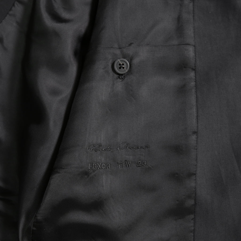 Rick Owens リックオエンス / 23FW LUXOR / 美品 FOG PCKET SOFT BLEZER / RU02C7724-ZLSC / size 48 (BLACK)