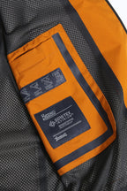 極上美品 HERNO ヘルノ / GORE-TEX ゴアテックス Laminar ラミナー ボンバー ジャケット / size 50 (L) ORANGE