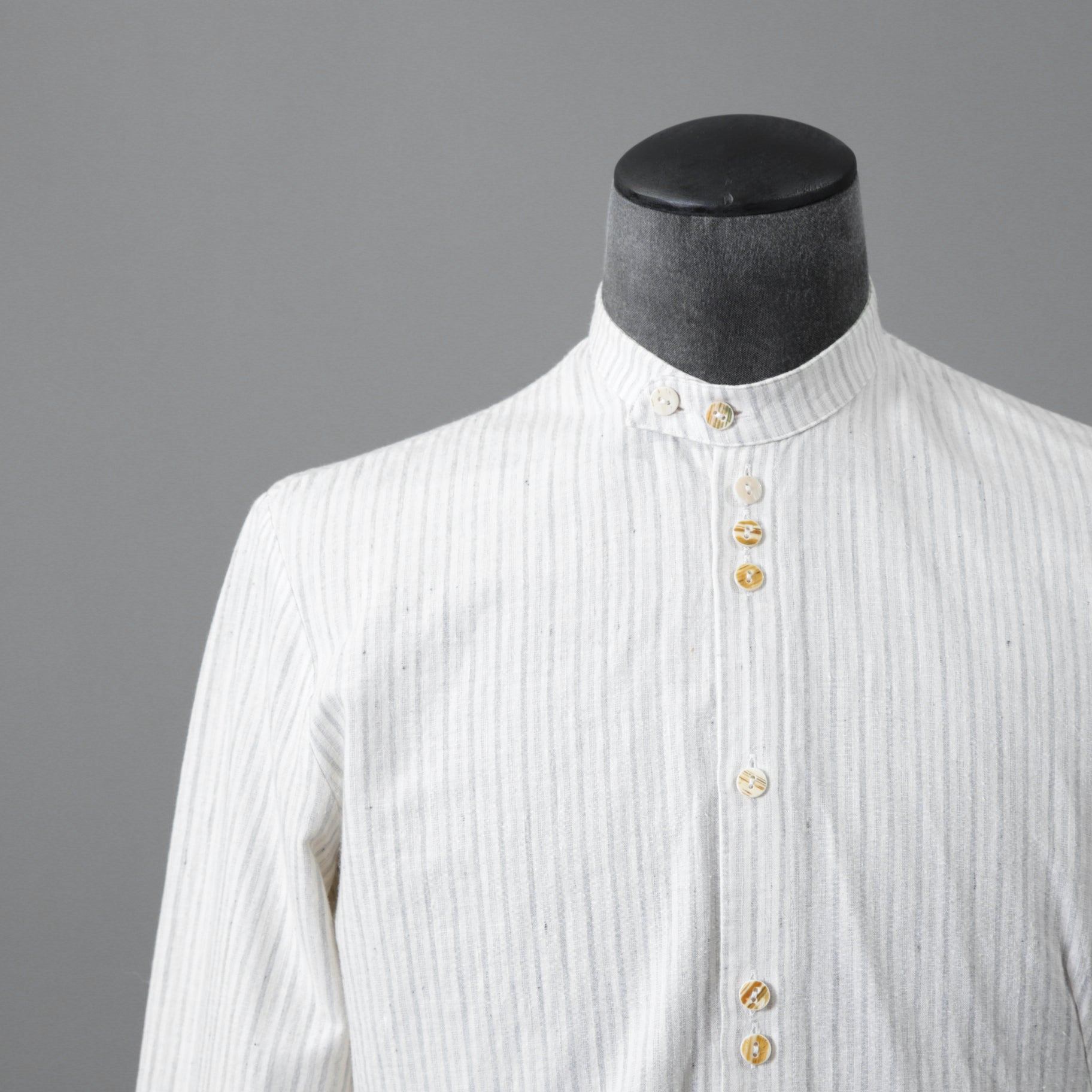 Marc Point マークポイント / 16SS Vintage Cloth Shirt / 長袖シャツ / size 44 (WHITE)