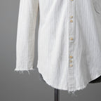 Marc Point マークポイント / 16SS Vintage Cloth Shirt / 長袖シャツ / size 44 (WHITE)