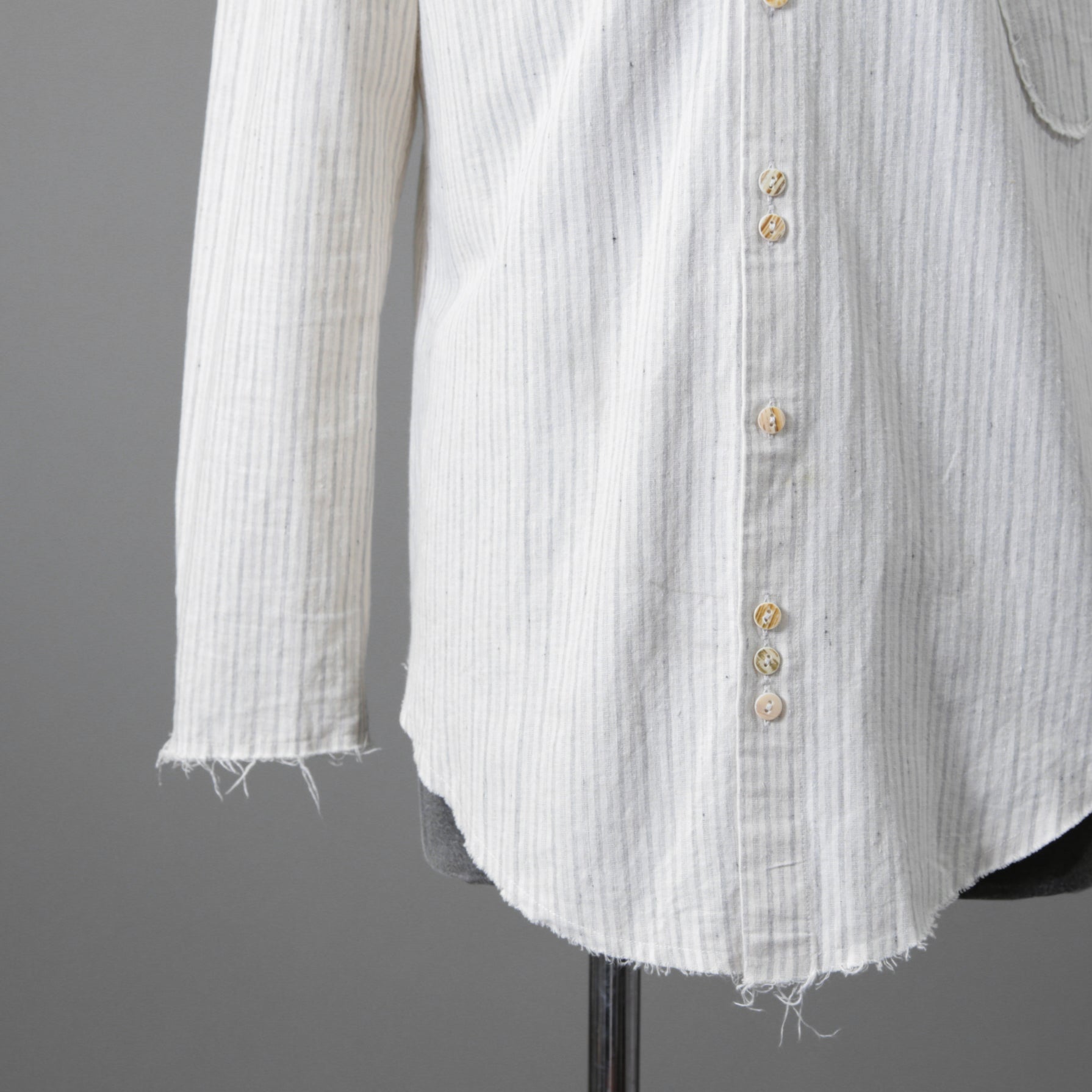 Marc Point マークポイント / 16SS Vintage Cloth Shirt / 長袖シャツ / size 44 (WHITE)