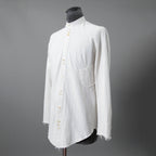Marc Point マークポイント / 16SS Vintage Cloth Shirt / 長袖シャツ / size 44 (WHITE)
