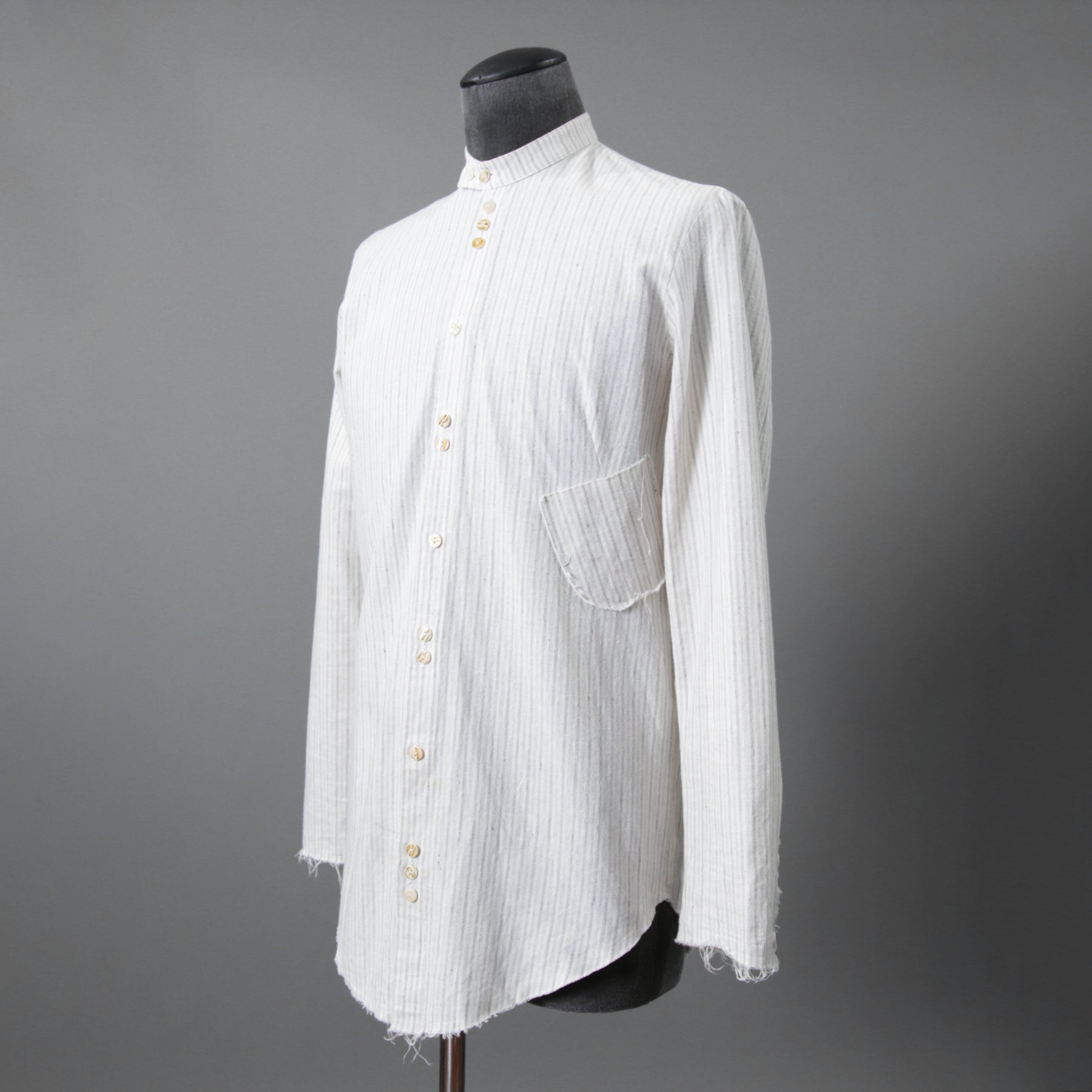 Marc Point マークポイント / 16SS Vintage Cloth Shirt / 長袖シャツ / size 44 (WHITE)