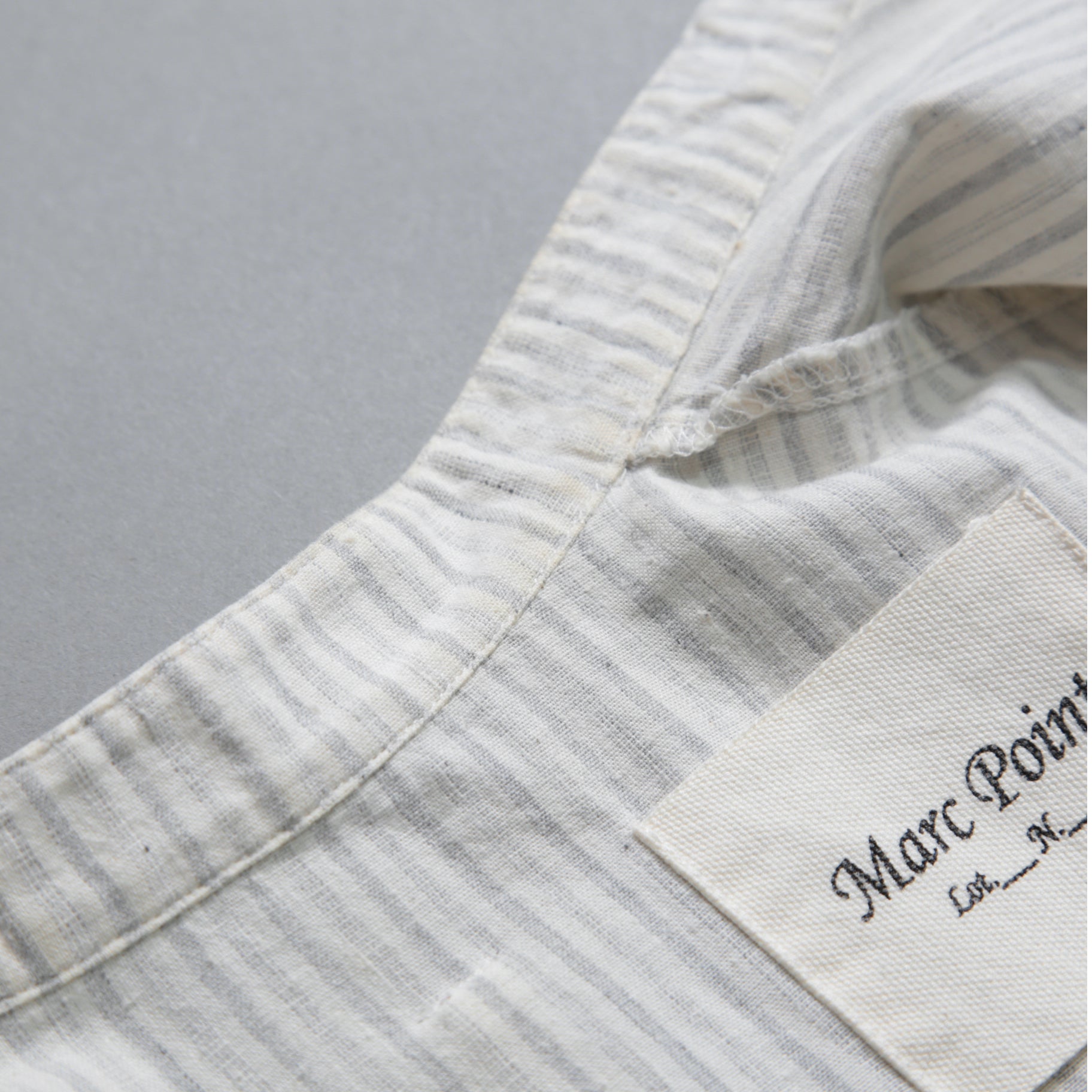Marc Point マークポイント / 16SS Vintage Cloth Shirt / 長袖シャツ / size 44 (WHITE)