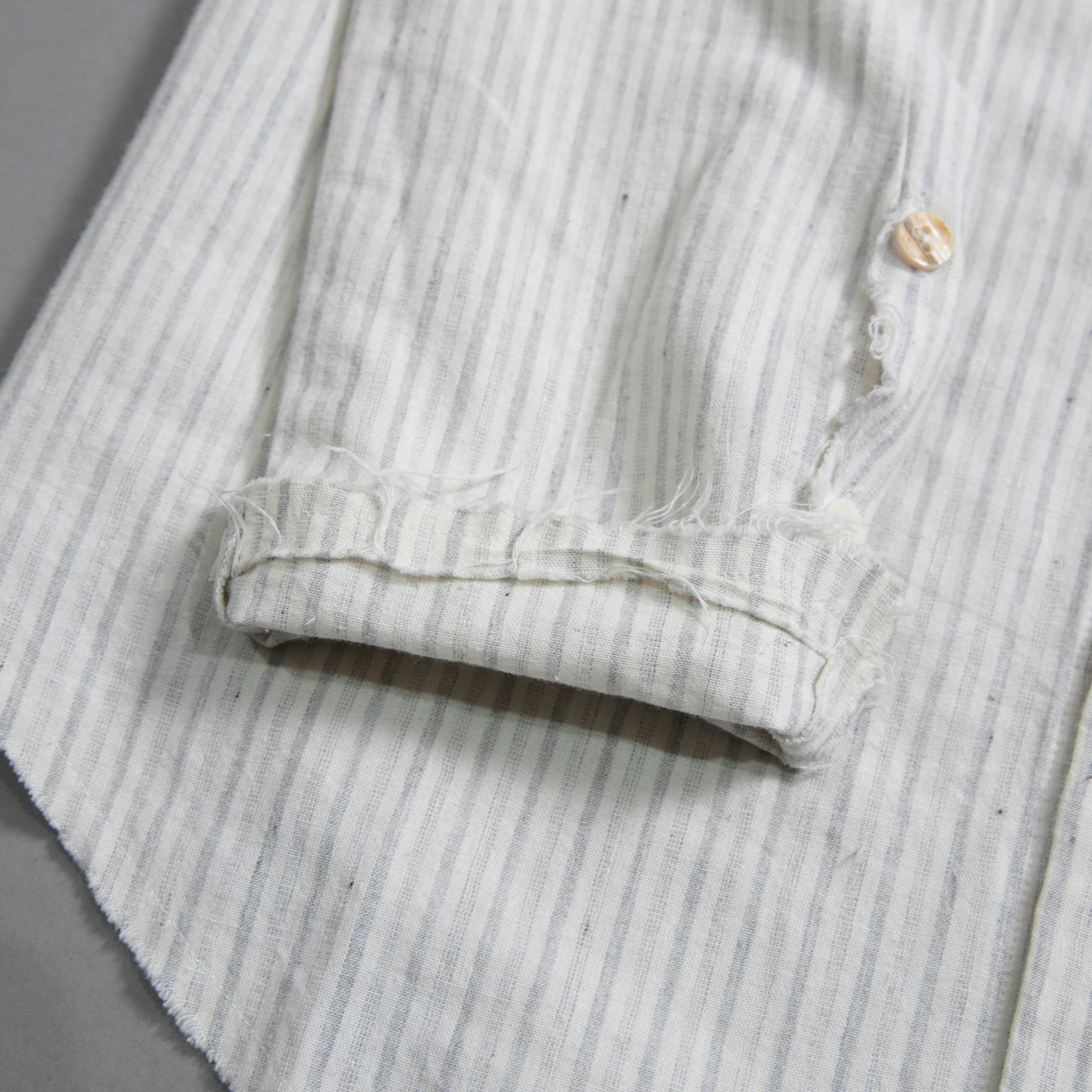 Marc Point マークポイント / 16SS Vintage Cloth Shirt / 長袖シャツ / size 44 (WHITE)