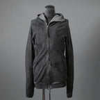 BORIS BIDJAN SABERI ボリスビジャンサベリ / 16SS ZIPPER2 OBJECT DYED / F0503M / ヴィニール コーティング パーカー / size S (DARK GRAY)