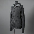 BORIS BIDJAN SABERI ボリスビジャンサベリ / 16SS ZIPPER2 OBJECT DYED / F0503M / ヴィニール コーティング パーカー / size S (DARK GRAY)