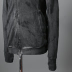 BORIS BIDJAN SABERI ボリスビジャンサベリ / 16SS ZIPPER2 OBJECT DYED / F0503M / ヴィニール コーティング パーカー / size S (DARK GRAY)