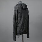 BORIS BIDJAN SABERI ボリスビジャンサベリ / 16SS ZIPPER2 OBJECT DYED / F0503M / ヴィニール コーティング パーカー / size S (DARK GRAY)