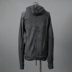 BORIS BIDJAN SABERI ボリスビジャンサベリ / 16SS ZIPPER2 OBJECT DYED / F0503M / ヴィニール コーティング パーカー / size S (DARK GRAY)