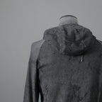 BORIS BIDJAN SABERI ボリスビジャンサベリ / 16SS ZIPPER2 OBJECT DYED / F0503M / ヴィニール コーティング パーカー / size S (DARK GRAY)