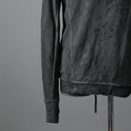 BORIS BIDJAN SABERI ボリスビジャンサベリ / 16SS ZIPPER2 OBJECT DYED / F0503M / ヴィニール コーティング パーカー / size S (DARK GRAY)