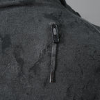 BORIS BIDJAN SABERI ボリスビジャンサベリ / 16SS ZIPPER2 OBJECT DYED / F0503M / ヴィニール コーティング パーカー / size S (DARK GRAY)