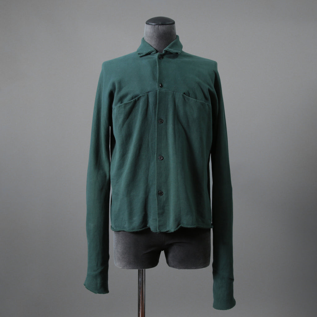 m.a+ エムエークロス / one piece med fit shirt / コットンカシミア 長袖シャツ / H250D JCKM / size 表記なし (PETROL) GREEN系