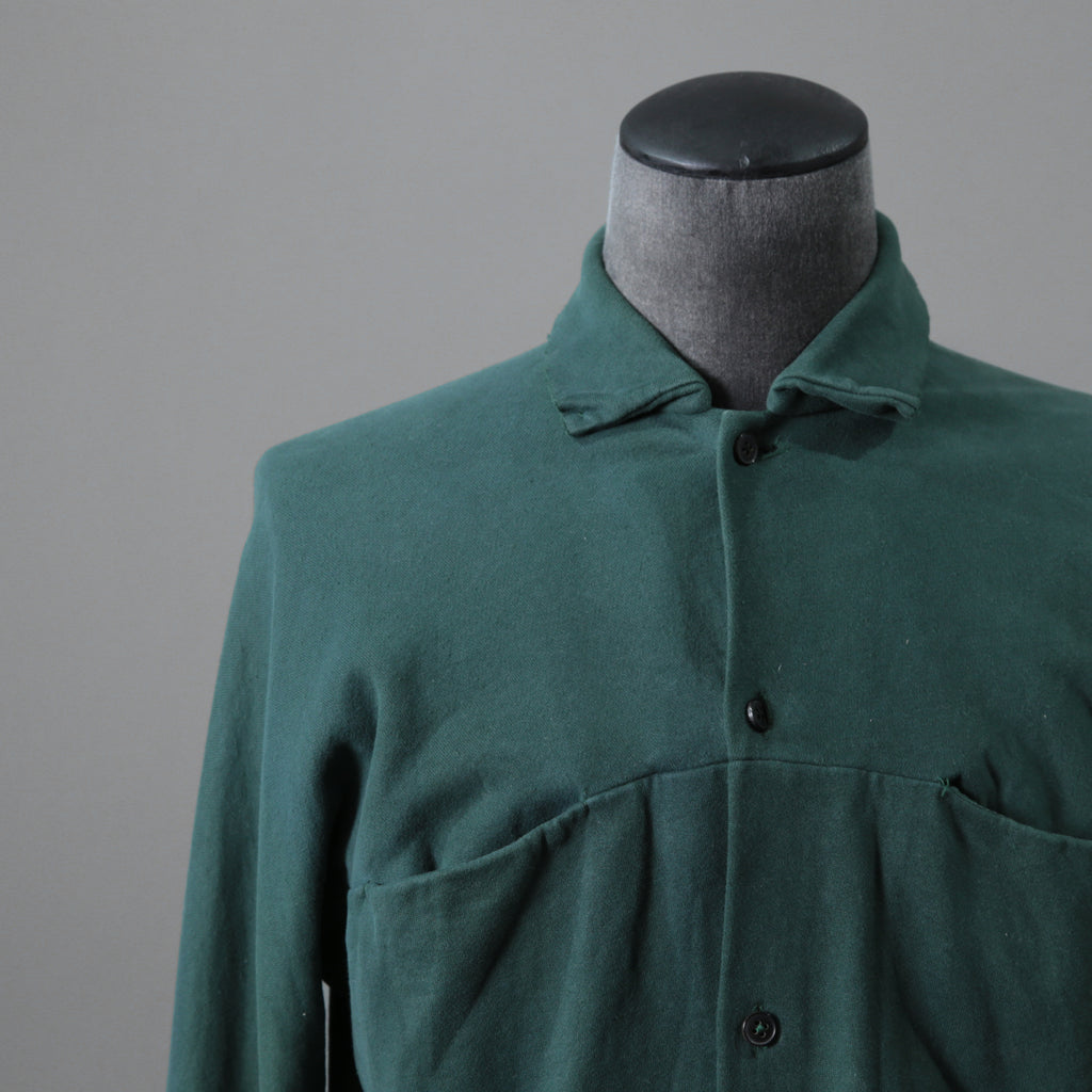 m.a+ エムエークロス / one piece med fit shirt / コットンカシミア 長袖シャツ / H250D JCKM / size 表記なし (PETROL) GREEN系