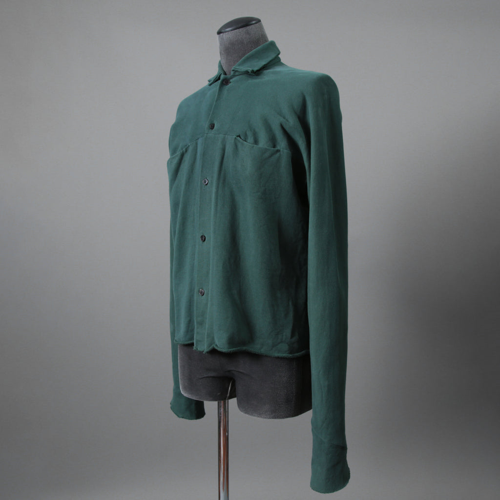 m.a+ エムエークロス / one piece med fit shirt / コットンカシミア 長袖シャツ / H250D JCKM / size 表記なし (PETROL) GREEN系