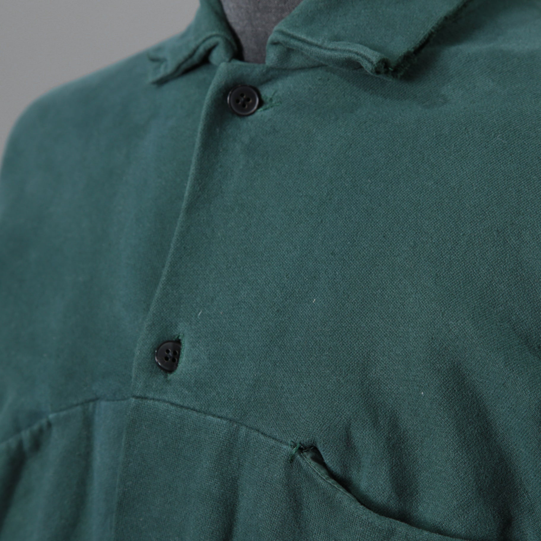 m.a+ エムエークロス / one piece med fit shirt / コットンカシミア 長袖シャツ / H250D JCKM / size 表記なし (PETROL) GREEN系