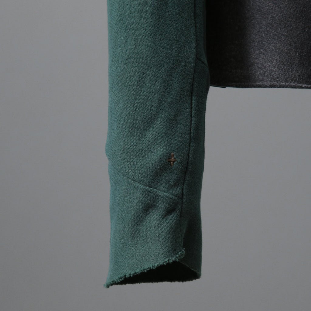 m.a+ エムエークロス / one piece med fit shirt / コットンカシミア 長袖シャツ / H250D JCKM / size 表記なし (PETROL) GREEN系