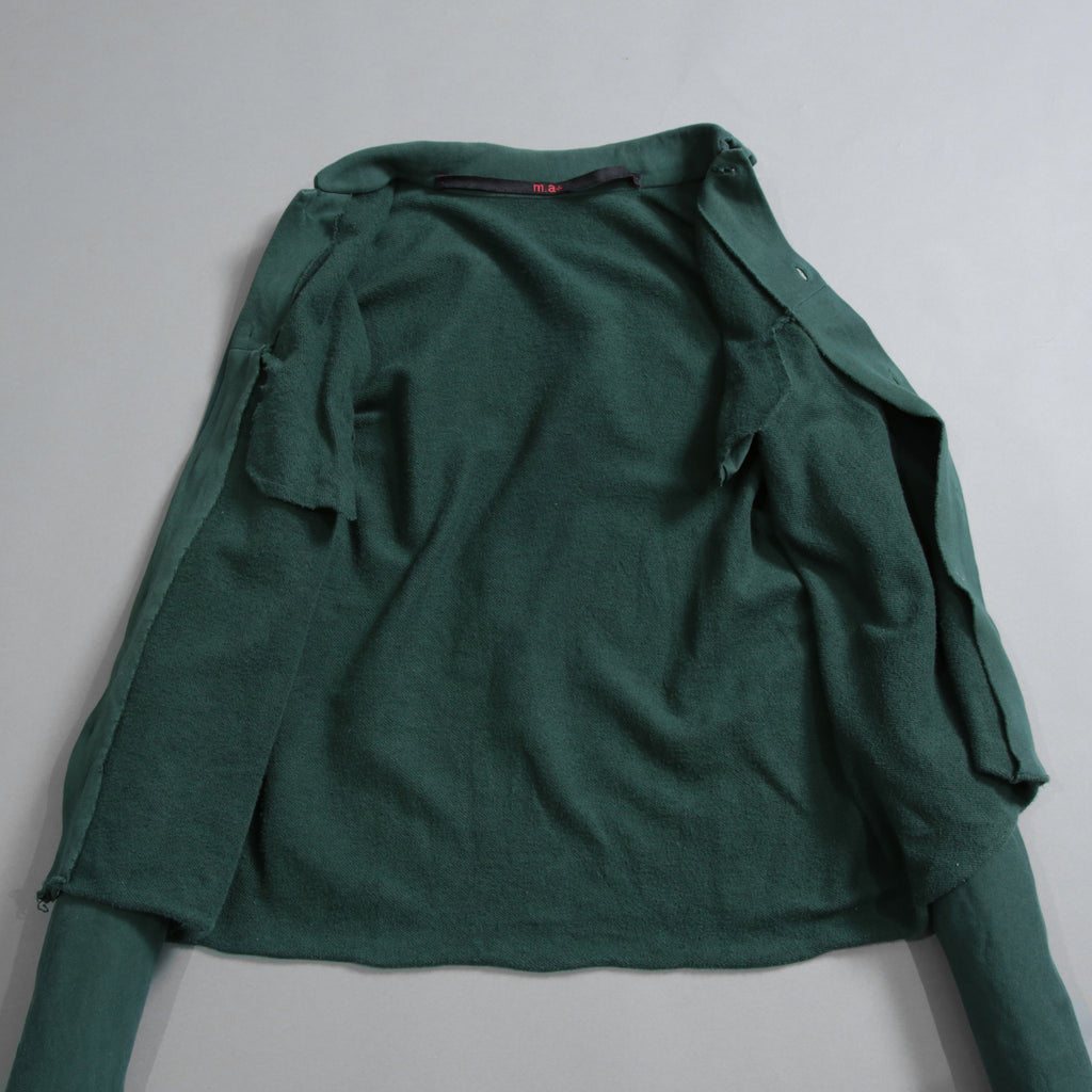 m.a+ エムエークロス / one piece med fit shirt / コットンカシミア 長袖シャツ / H250D JCKM / size 表記なし (PETROL) GREEN系