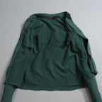 m.a+ エムエークロス / one piece med fit shirt / コットンカシミア 長袖シャツ / H250D JCKM / size 表記なし (PETROL) GREEN系