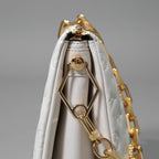 Louis Vuitton ルイヴィトン / 美品 クッサン PM / M21769 / WHITE 白 レザー ショルダーバッグ モノグラム