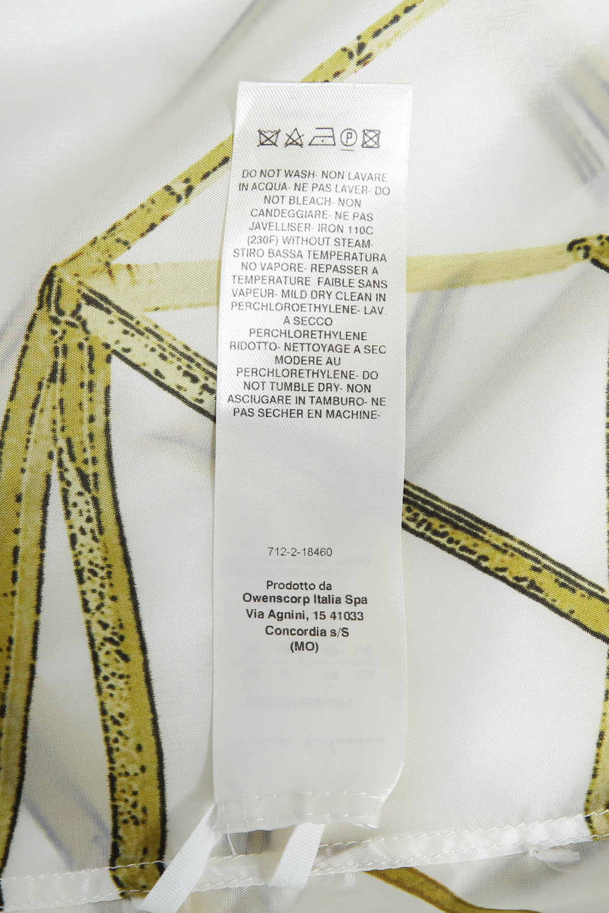 美品 Rick Owens リックオウエンス / 22SS FOGACHINE / Geometric Print Golf Shirt / RU01B1290-JP1 / size 50 (L) 総柄 半袖シャツ