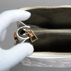 Louis Vuitton ルイヴィトン / 美品 クッサン PM / M21769 / WHITE 白 レザー ショルダーバッグ モノグラム