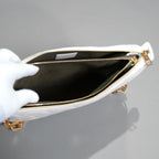 Louis Vuitton ルイヴィトン / 美品 クッサン PM / M21769 / WHITE 白 レザー ショルダーバッグ モノグラム