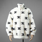 CELINE セリーヌ /  トリオンフ エコファー フリース ジップアップ ジャケット / 2Y983389U / size S (WHITE) ユニセックス