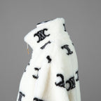 CELINE セリーヌ /  トリオンフ エコファー フリース ジップアップ ジャケット / 2Y983389U / size S (WHITE) ユニセックス