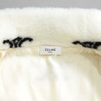 CELINE セリーヌ /  トリオンフ エコファー フリース ジップアップ ジャケット / 2Y983389U / size S (WHITE) ユニセックス