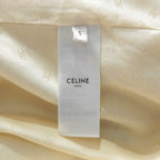 CELINE セリーヌ /  トリオンフ エコファー フリース ジップアップ ジャケット / 2Y983389U / size S (WHITE) ユニセックス