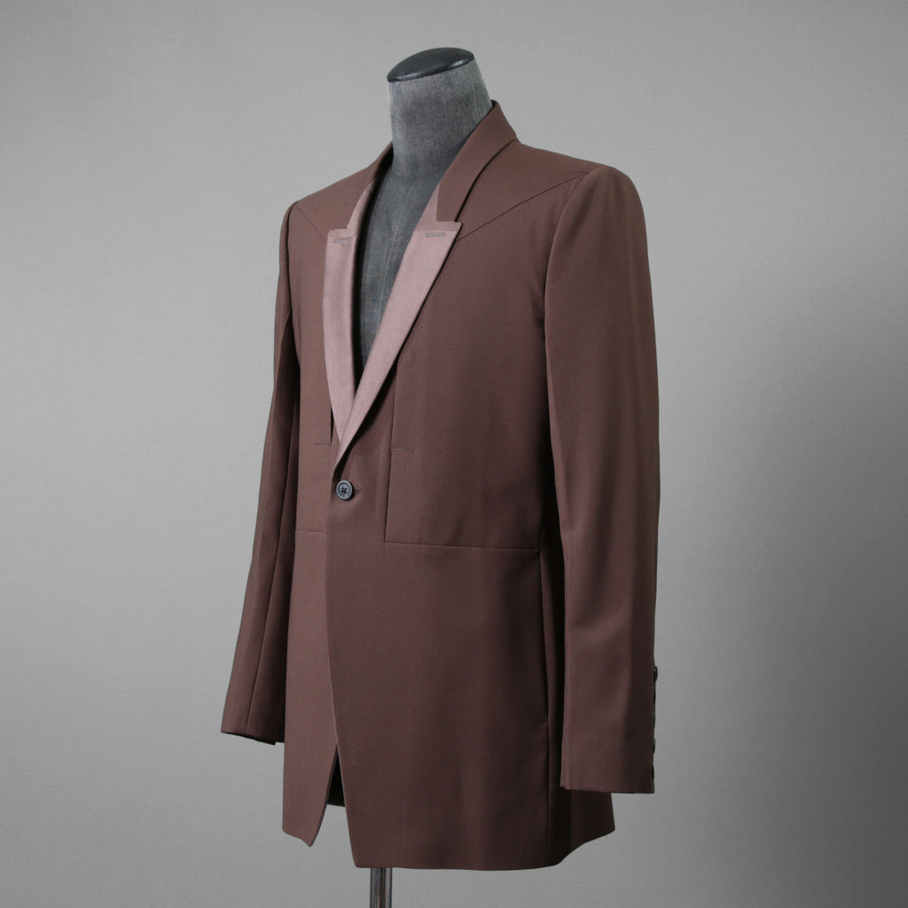 Rick Owens リックオウエンス / 23FW LUXOR / 美品 FOG PCKET SOFT BLEZER / RU02C7724-ZLSC  / size 48 (BROWN)