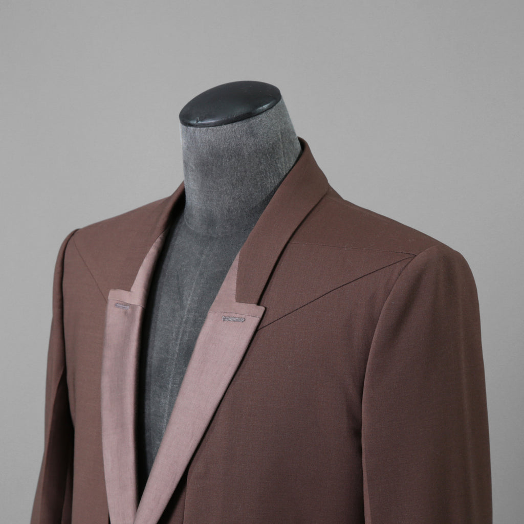 Rick Owens リックオウエンス / 23FW LUXOR / 美品 FOG PCKET SOFT BLEZER / RU02C7724-ZLSC  / size 48 (BROWN)