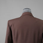 Rick Owens リックオウエンス / 23FW LUXOR / 美品 FOG PCKET SOFT BLEZER / RU02C7724-ZLSC  / size 48 (BROWN)