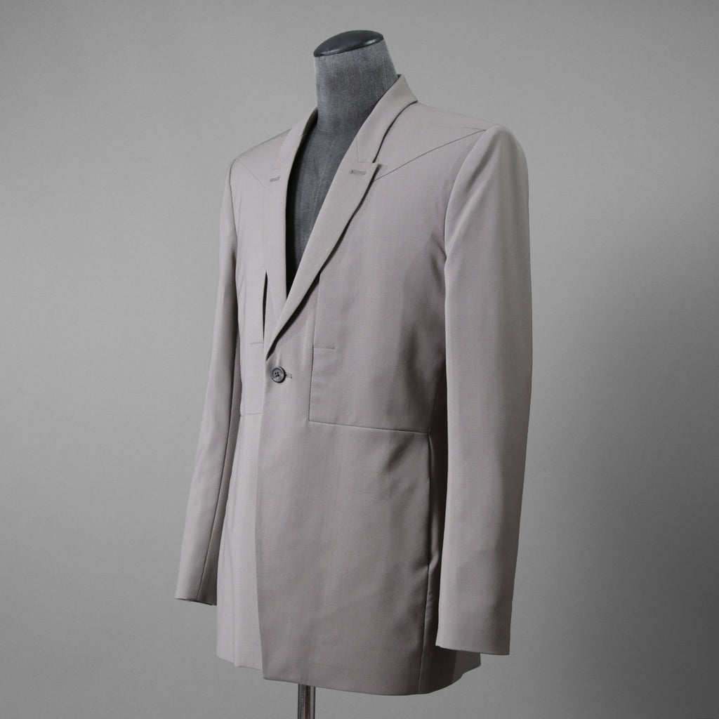 Rick Owens リックオウエンス / 24SS LIDO / 美品 FOG PCKET SOFT BLEZER / RU01D3724-WL / size 48 (DUST)