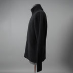 Ten c テンシー / MAGLIERIA MAGLIA APERTA / BRUSHED STRETCH WOOL / ウール ニット ジップアップジャケット / size 50 (BLACK)