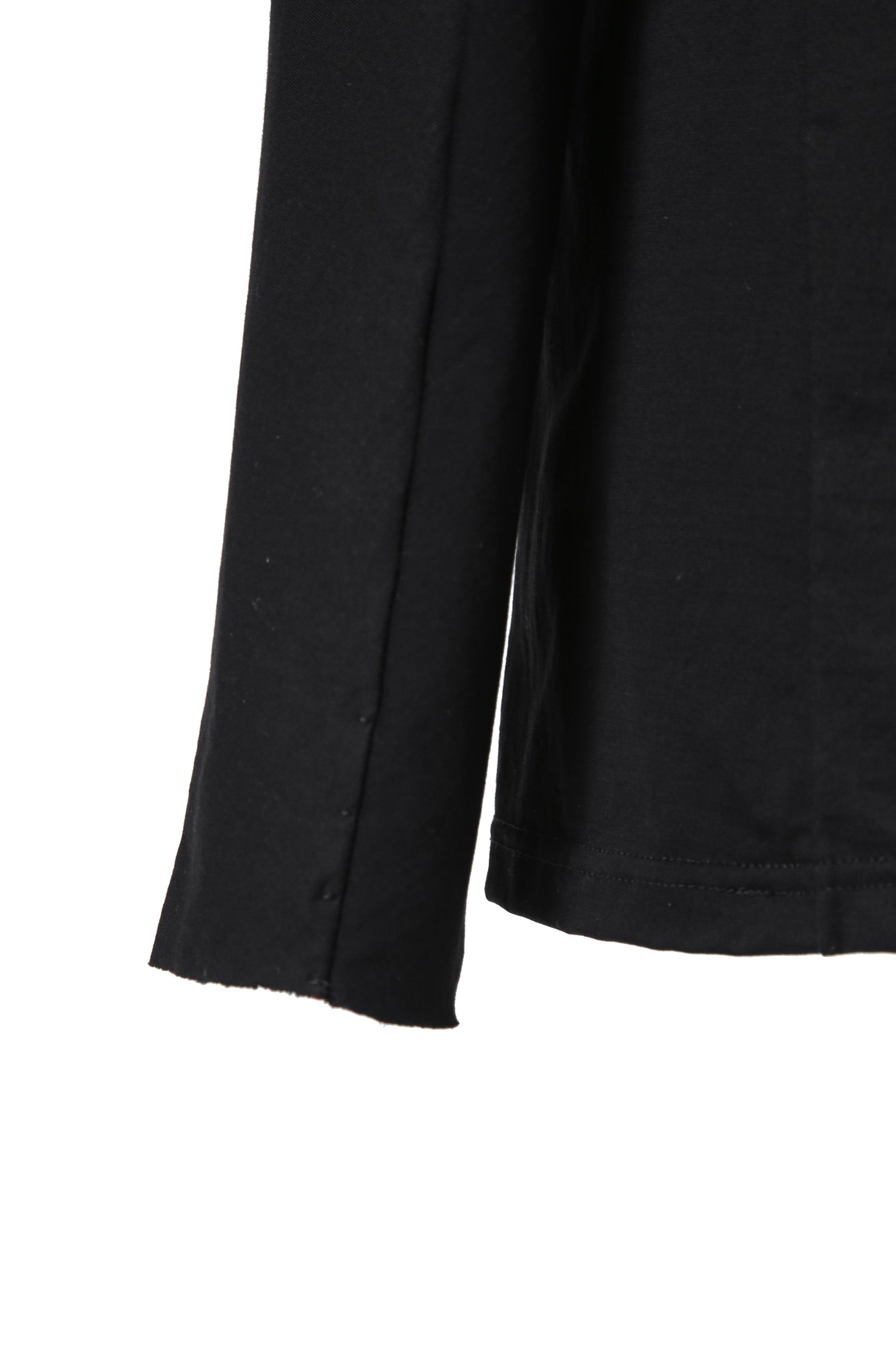 美品 DEVOA デヴォア / 24SS Long sleeve hybrid yarn jersey / 長袖Tシャツ / size 2 (BLACK)
