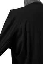 美品 DEVOA デヴォア / 24SS Long sleeve hybrid yarn jersey / 長袖Tシャツ / size 2 (BLACK)