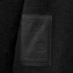 Ten c テンシー / MAGLIERIA MAGLIA APERTA / BRUSHED STRETCH WOOL / ウール ニット ジップアップジャケット / size 50 (BLACK)