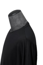 美品 DEVOA デヴォア / 24SS Long sleeve hybrid yarn jersey / 長袖Tシャツ / size 2 (BLACK)